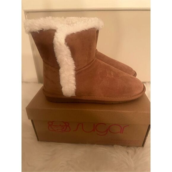 Sugar Womens size 8 Faux Suede Winter & Snow Boots - Picture 6 of 7